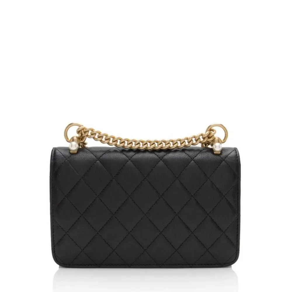 Chanel Lambskin Twist Your Buttons Wallet on Chain